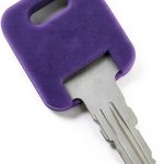 Brake Support Key Creative Plastic Flat Purple-0
