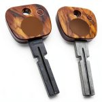Blank Key isbridge Automotive Brown Painted-0
