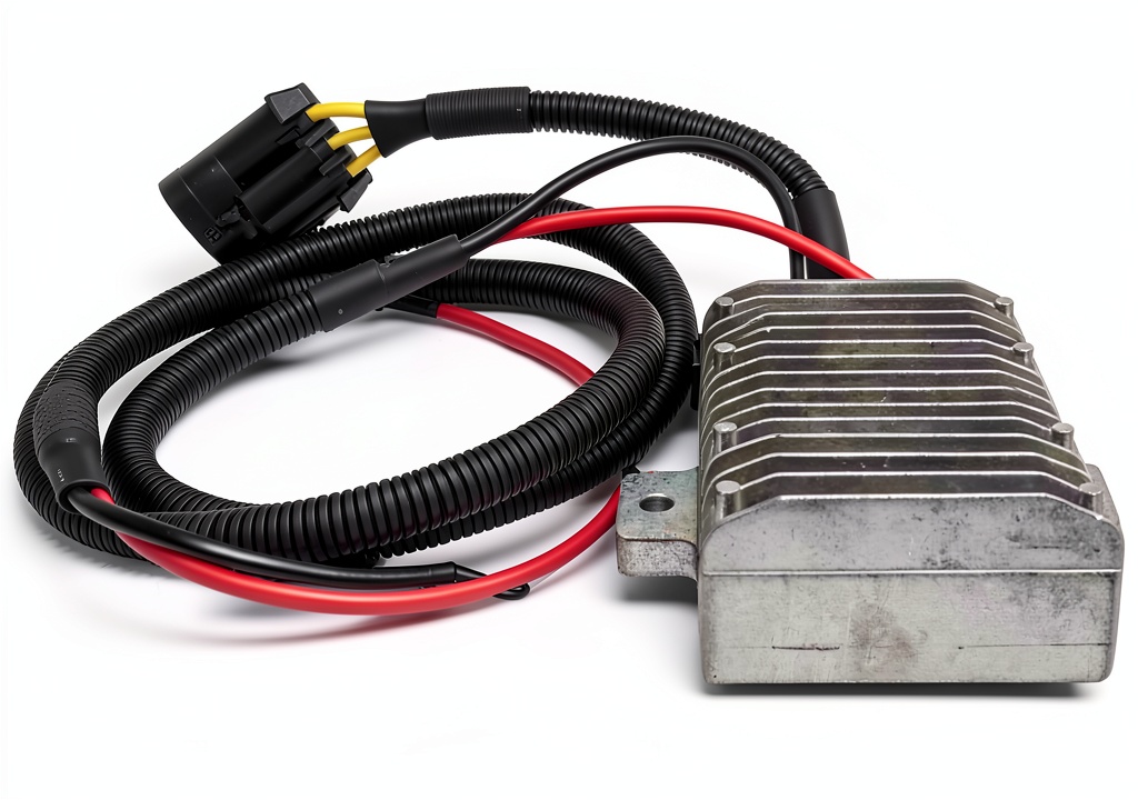Installing Zrbectay Maverick X3 RR Voltage Regulator 710006824 for Can‑Am on a wooden desk