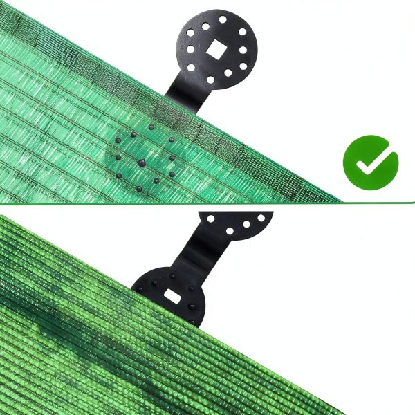 50‑Pack Extra Large, Thickened Heavy‑Duty Shade Cloth Clips – Reusable Sun Shade Net & Anti‑Bird Netting Clamps, Lock‑Grip Tarp Clips for Garden, Patio Awnings & Greenhouse Fabric-4